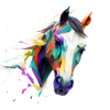 Mosaik-Pferd
