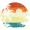 Summer Vibes Sunset Retro