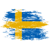 Sweden flag used