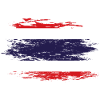 Drapeau thaïlandais utilisé