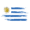 Uruguay flag used