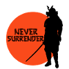 NEVER GIVE UP SAMURAI