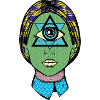 FACE WITH 3 EYES