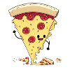 Pizza Monster Drawing