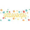 Kleckse Farbkleckse Gedanken