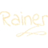 First name Rainer