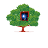 Tree Window Night Abstract