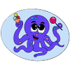 Süßer Oktopus – niedliches Meeresmotiv