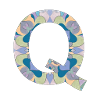 Letter Q in mandala