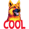 Ein cooler Hund