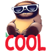 cooles Faultier - Cool sloth