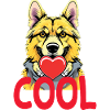 Ein cooler Hund