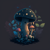 Aesthetic mushroom design