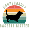 Basset Glitter Retro Sunset