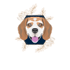 Golden Dog Beagle