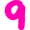 9 years birthday pink