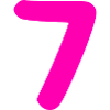 7 ans anniversaire rose