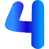 4 ans anniversaire bleu
