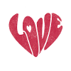Love Heart Retro