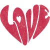 Love Heart Retro