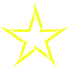 Yellow white two-tone star