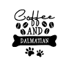 Café et dalmatien