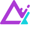 Geometrische Kronenform in Lila