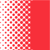 Halftone Gradient Rotes Panel