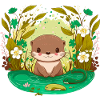 baby otter Kawaii
