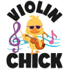Violon Violoniste Fille Poulet