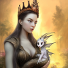 White Dragon and Queen