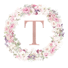 Couronne Monogramme T personnalisable