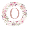 Customizable Monogram O Wreath
