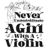 Violin Violinist Girl Never