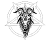 Satan Baphomet Devil Pentagramme