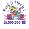 Dinosaure Guitariste Musicien Enfants Inscription