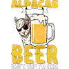 Alpagas Bière Alcool Citation Cadeau