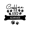 Café et azawakh
