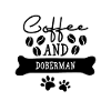 Café et doberman