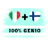 Italy and Finland 100% Engineer Flag
