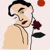 Man and Rose