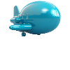 Ballon d’avion - Bleu