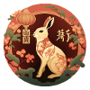 Lapin style asiatique
