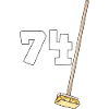 Birthday 74 brooms