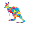 Känguru Polygon Kangaroo Tier