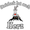 Steinbock hat Herz