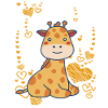 cute baby giraffe