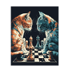 Cats Chess Kitten Chess Player Queen King