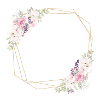 Flowers Circle Roses customizable