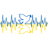 Heartbeat Dove of Peace Ukraine